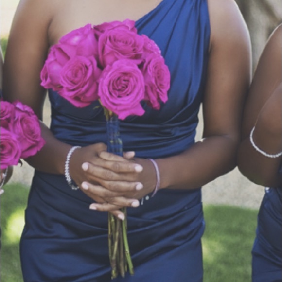 Navy Blue Bridesmaid’s Dress - Picture 3 of 3